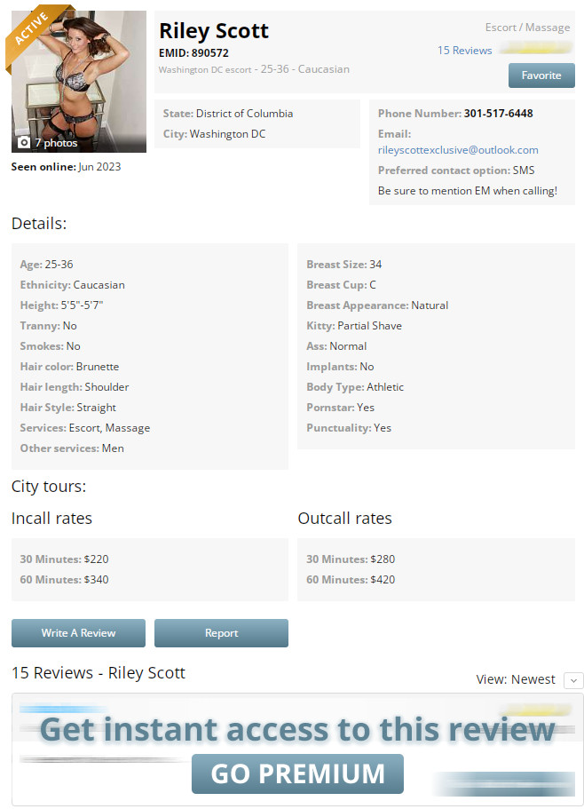 Here is a screenshot of a companion Profile with a Free Account: (Note the blurred parts for non Premium users)