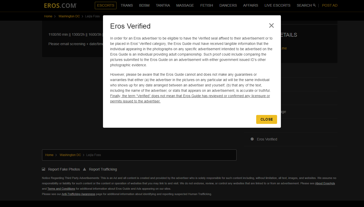Safe or Not? Check out our new Eros.com Review